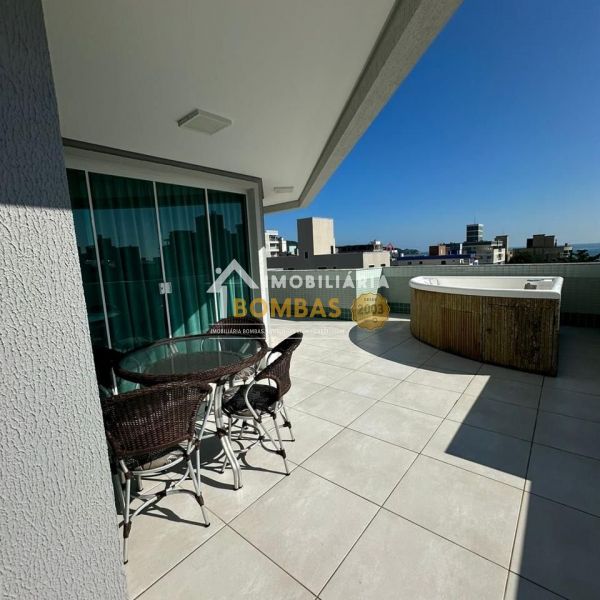 Cobertura  com Jacuzzi ,Churrasqueira Vista Mar em