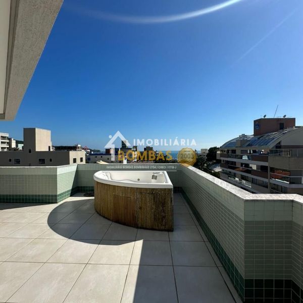 Cobertura  com Jacuzzi ,Churrasqueira Vista Mar em