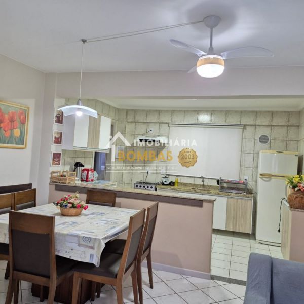 APART(01) EM BOMBAS 3 DORM 100 METROS DO MAR